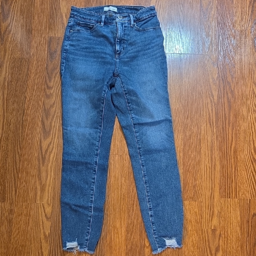 Loft Women's Curvy High Waist Skinny Jeans